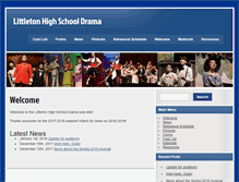 Tablet Screenshot of littletonhighschooldrama.com